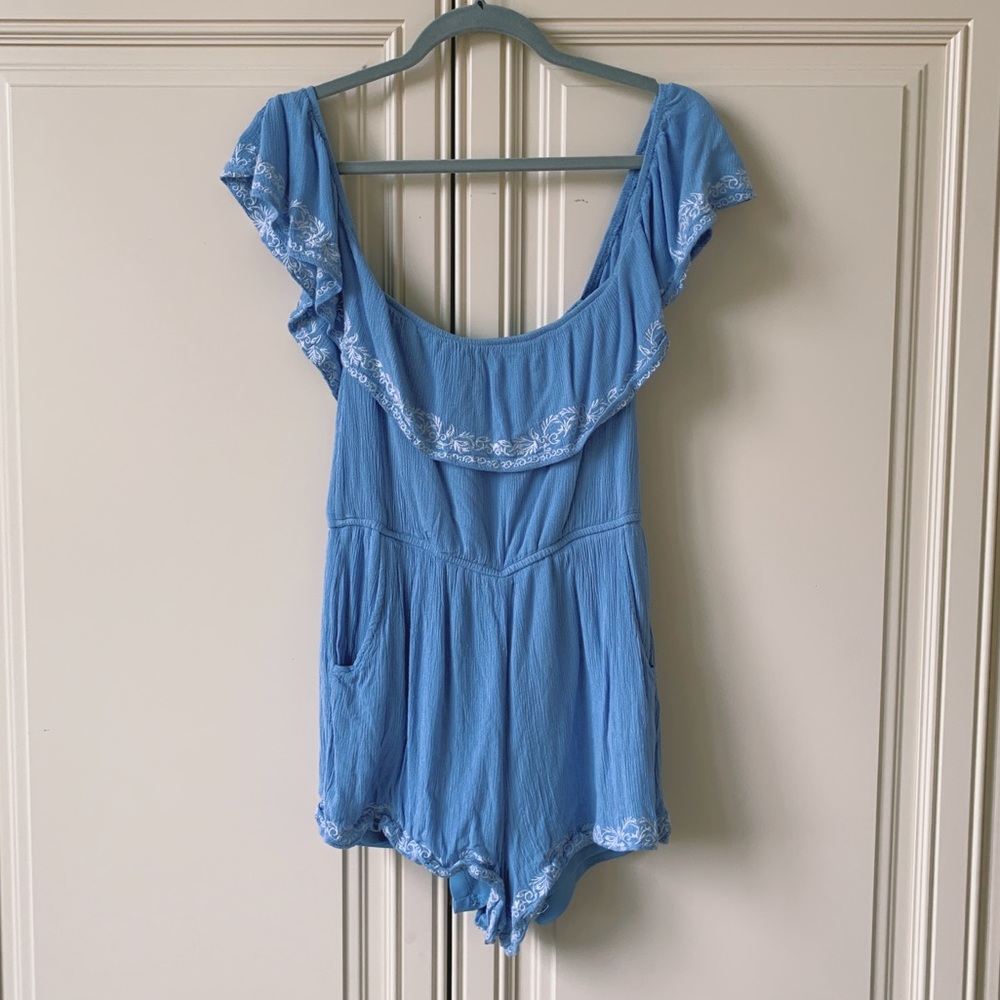Francesca’s off the shoulder summer romper